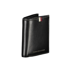 Tommy Hilfiger Black Leather Men Wallet - Wallets