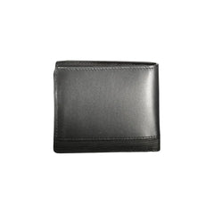 Tommy Hilfiger Black Leather Men Wallet - Wallets