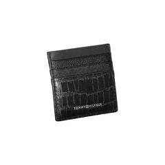 Tommy Hilfiger Black Leather Wallet - Card Cases