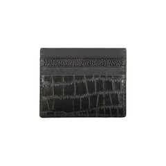 Tommy Hilfiger Black Leather Wallet - Card Cases