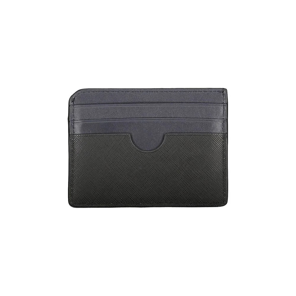 Tommy Hilfiger Black Leather Wallet - Card Cases