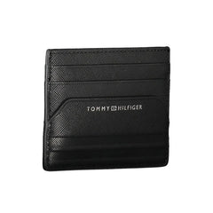 Tommy Hilfiger Black Leather Wallet - Card Cases