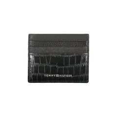 Tommy Hilfiger Black Leather Wallet - Card Cases