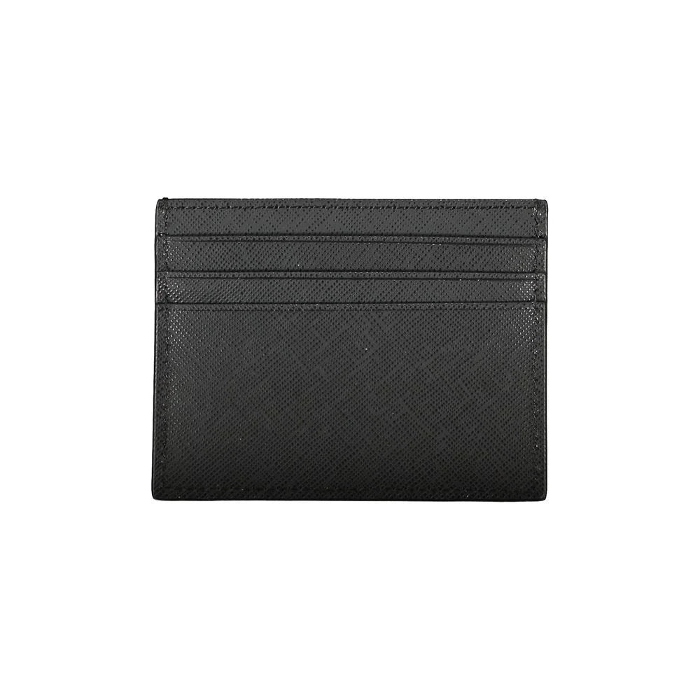 Tommy Hilfiger Black Leather Wallet - Card Cases