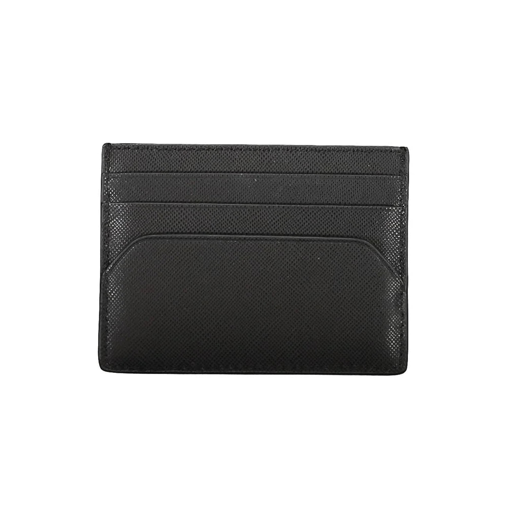 Tommy Hilfiger Black Leather Wallet - Card Cases