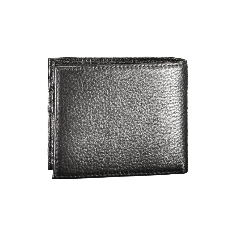 Tommy Hilfiger Black Leather Wallet - Wallets