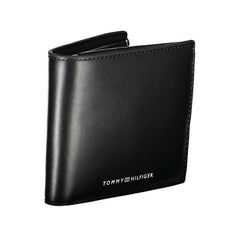 Tommy Hilfiger Black Leather Wallet - Wallets