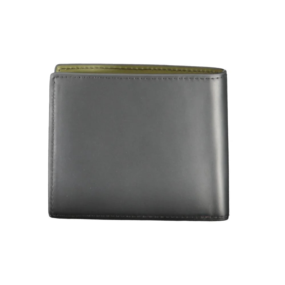 Tommy Hilfiger Black Leather Wallet - Wallets