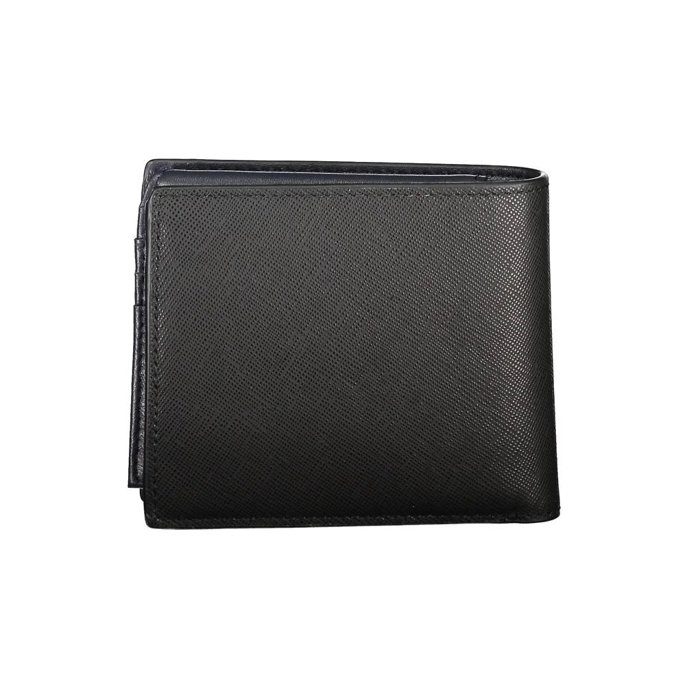Tommy Hilfiger Black Leather Wallet - Wallets
