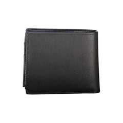 Tommy Hilfiger Black Leather Wallet - Wallets