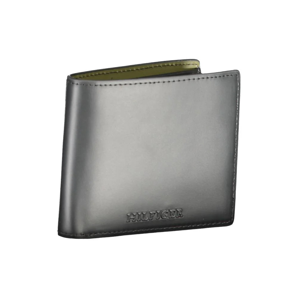 Tommy Hilfiger Black Leather Wallet - Wallets
