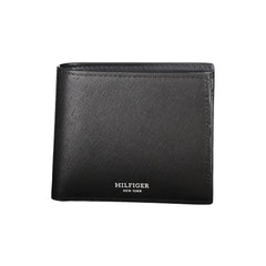 Tommy Hilfiger Black Leather Wallet - Wallets