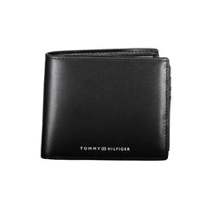 Tommy Hilfiger Black Leather Wallet - Wallets