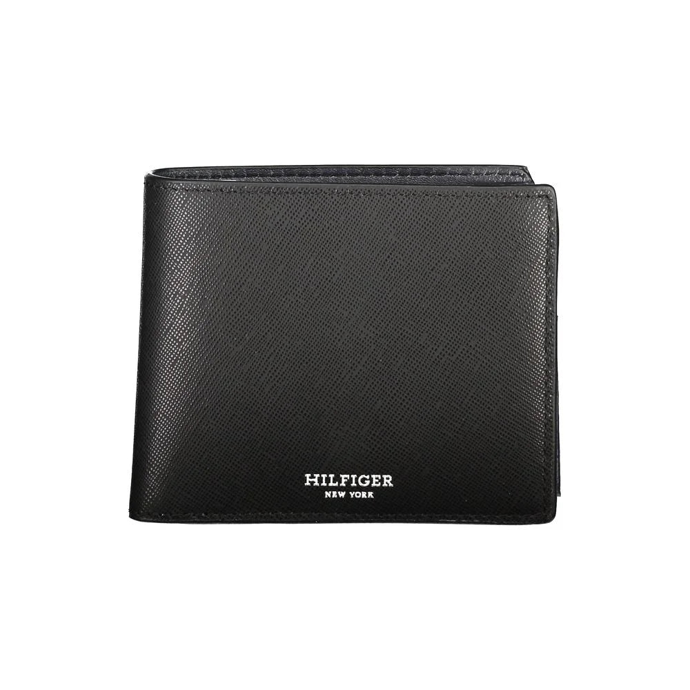 Tommy Hilfiger Black Leather Wallet - Wallets