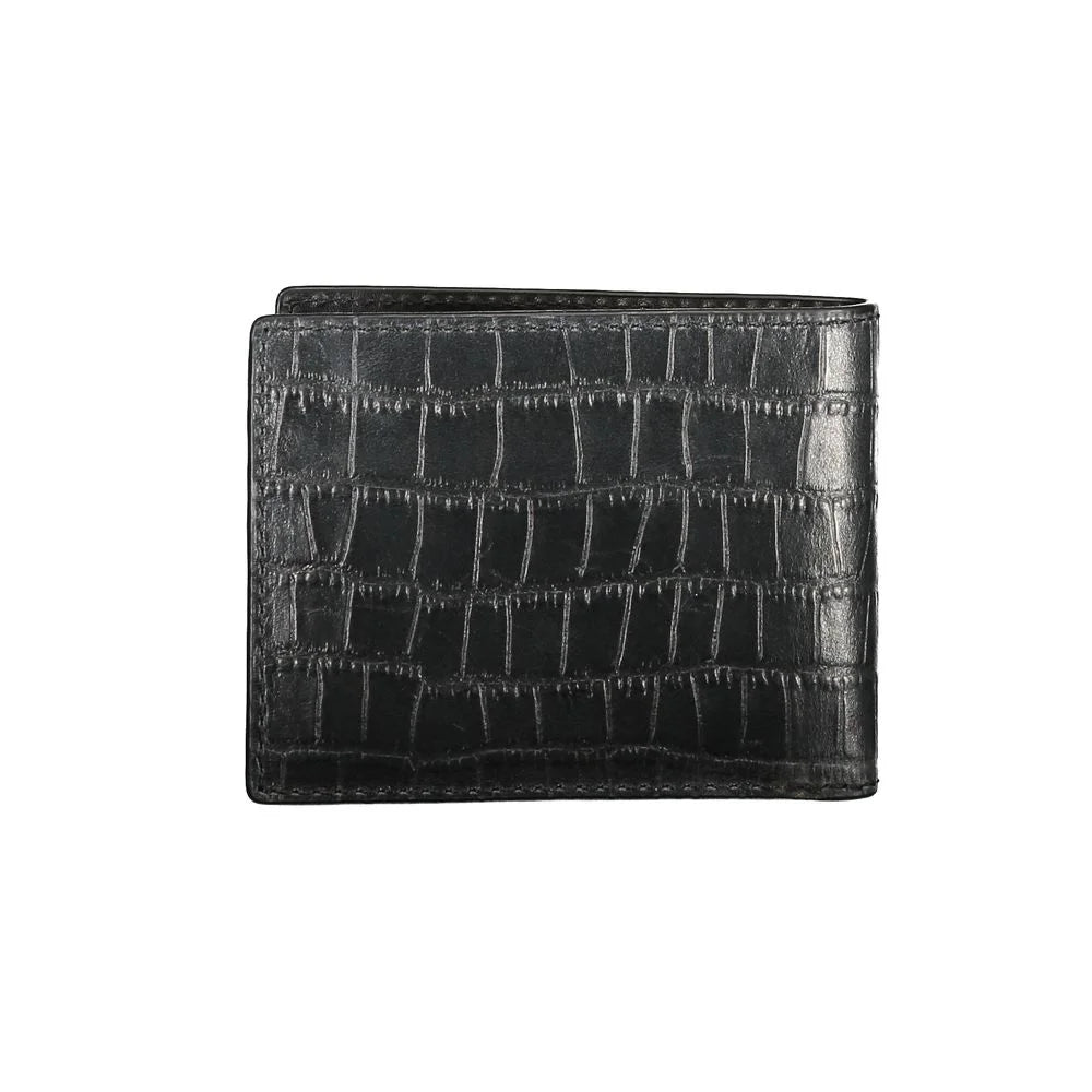 Tommy Hilfiger Black Leather Wallet - Wallets