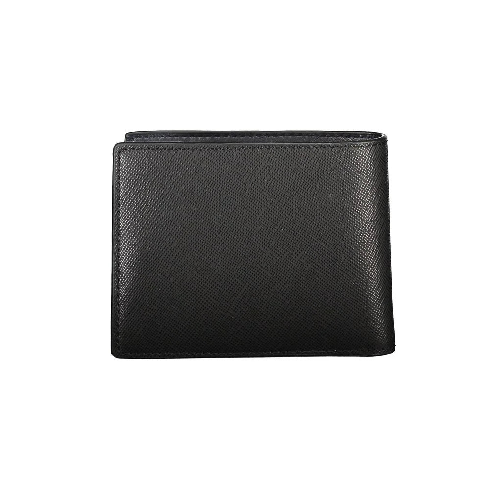 Tommy Hilfiger Black Leather Wallet - Wallets