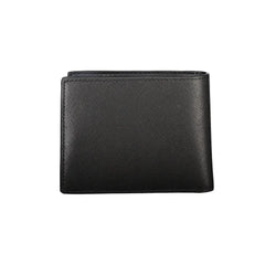 Tommy Hilfiger Black Leather Wallet - Wallets