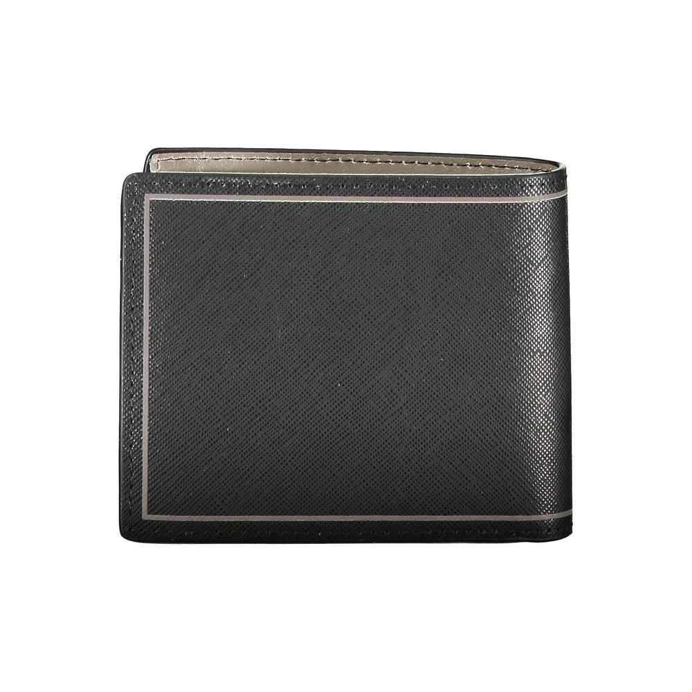 Tommy Hilfiger Black Leather Wallet - Wallets