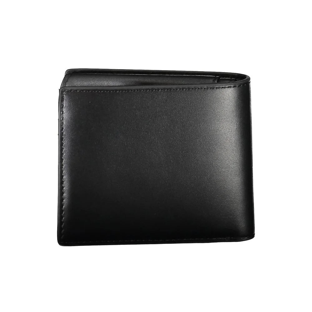 Tommy Hilfiger Black Leather Wallet - Wallets