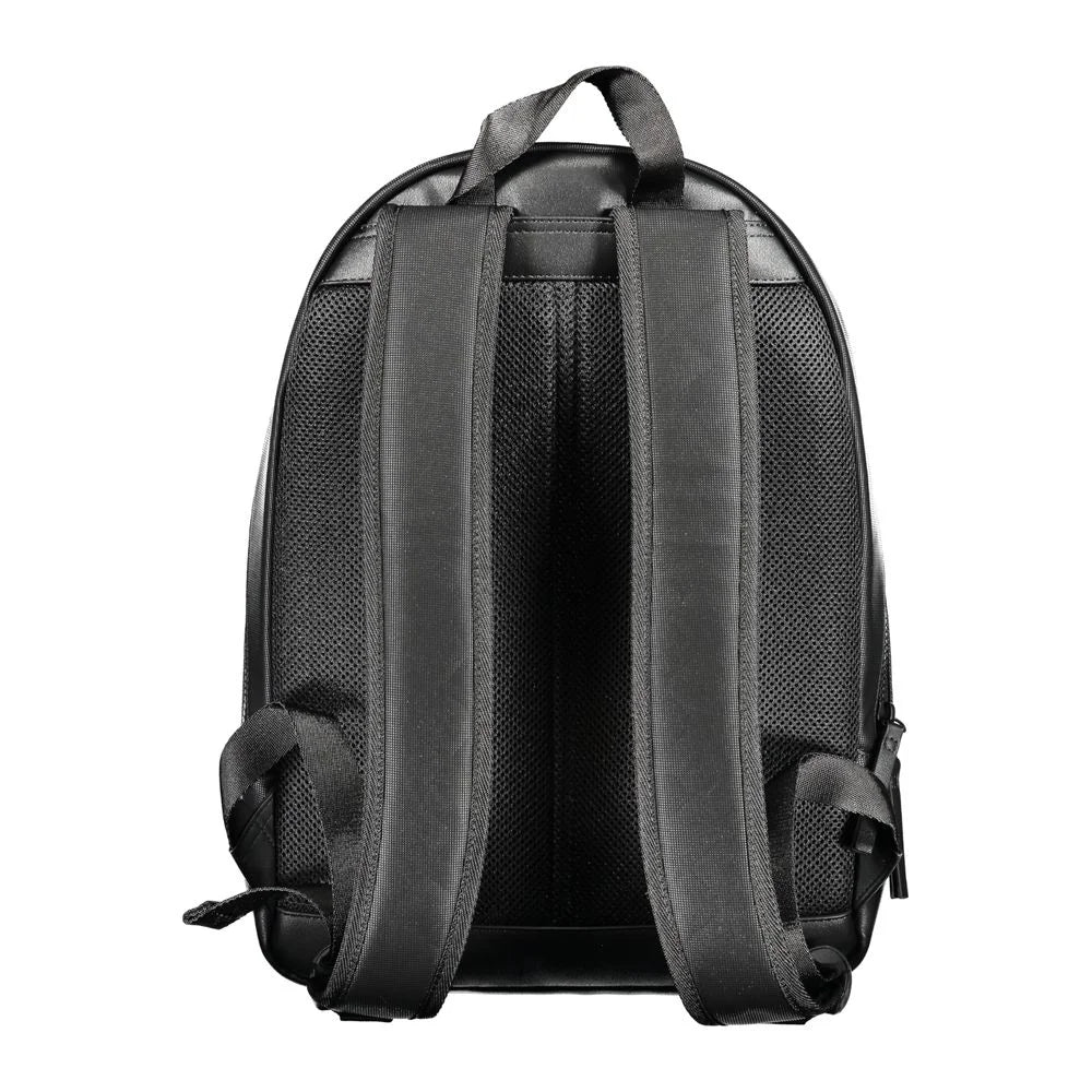 Tommy Hilfiger Black Polyester Backpack - Laptop Backpacks