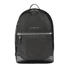 Tommy Hilfiger Black Polyester Backpack - Laptop Backpacks
