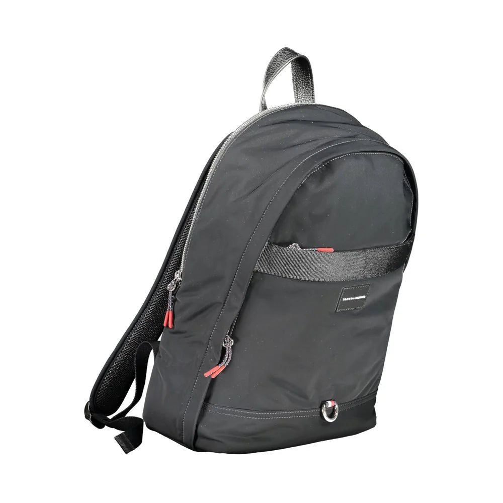 Tommy Hilfiger Black Polyester Backpack - Laptop Backpacks