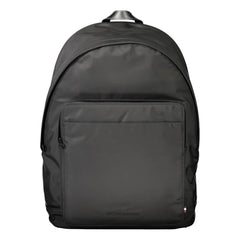 Tommy Hilfiger Black Polyester Backpack - Laptop Backpacks