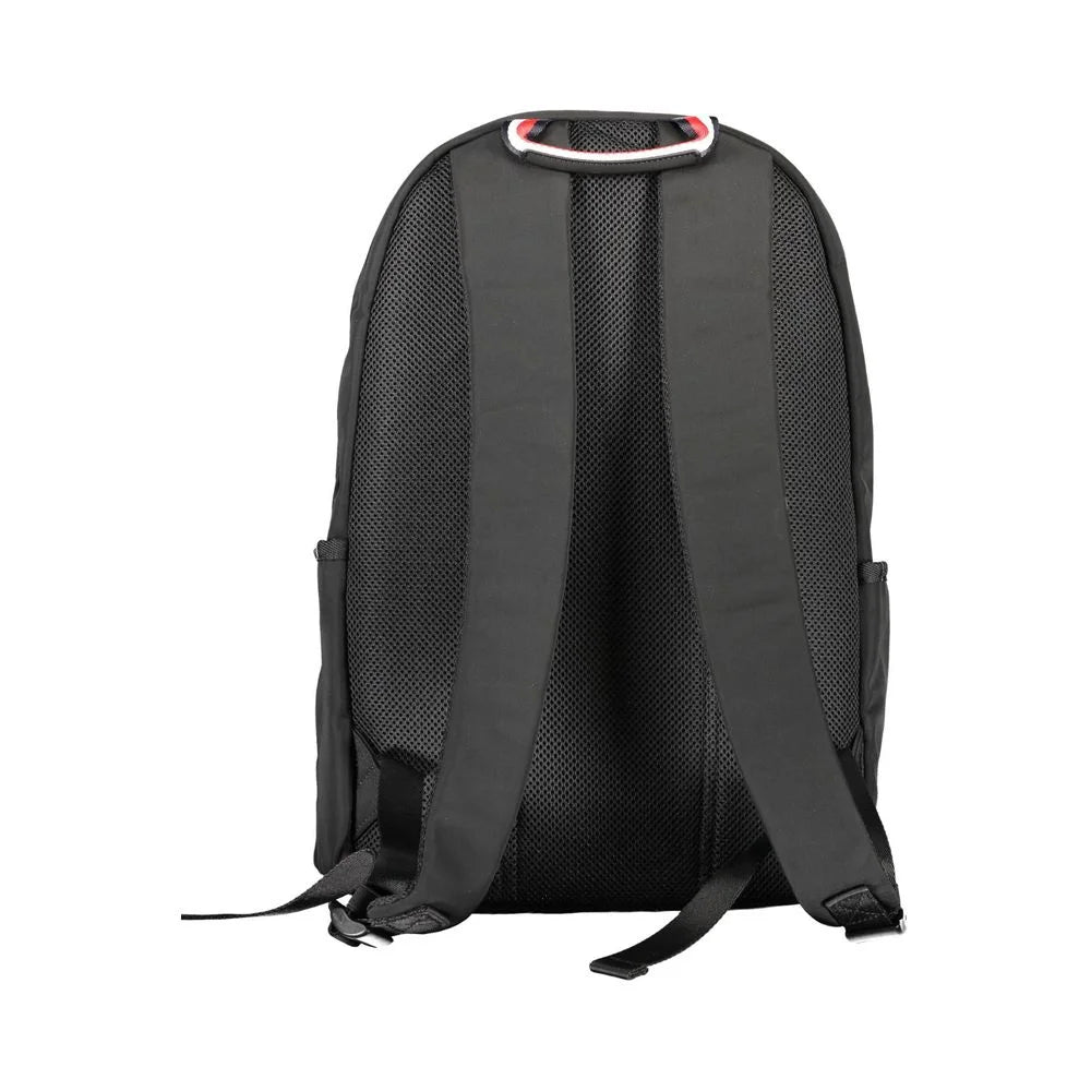 Tommy Hilfiger Black Polyester Backpack - Laptop Backpacks