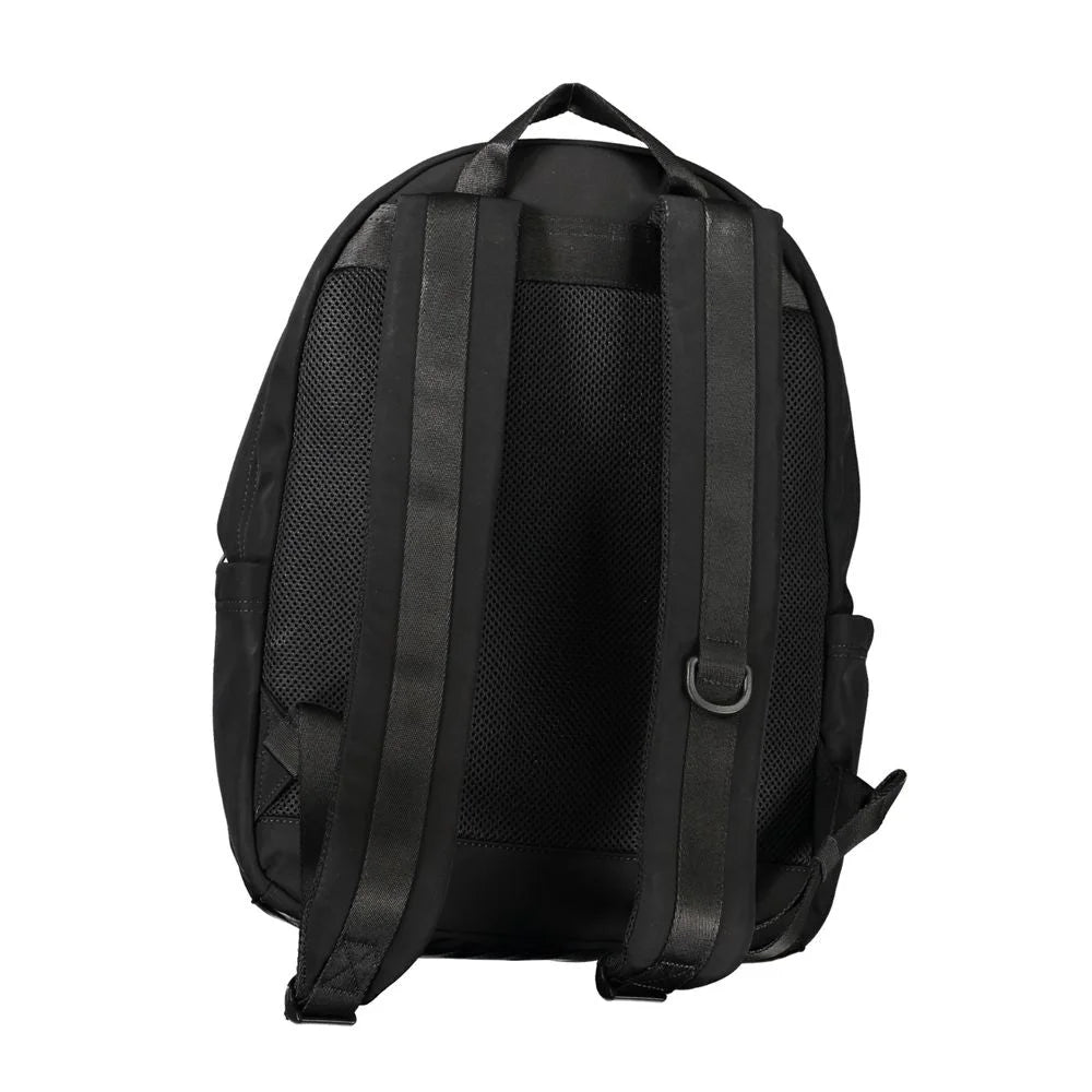 Tommy Hilfiger Black Polyester Backpack - Laptop Backpacks