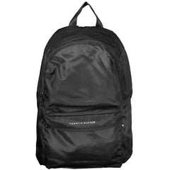 Tommy Hilfiger Black Polyester Backpack - Laptop Backpacks