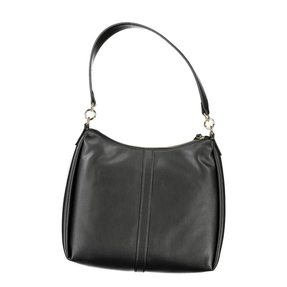 Tommy Hilfiger Black Polyester Handbag - Shoulder Bags