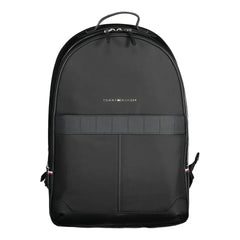 Tommy Hilfiger Black Polyester Men Backpack - Backpacks