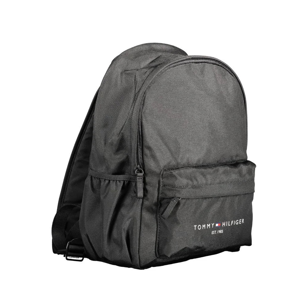 Tommy Hilfiger Black Polyester Men Backpack - Backpacks