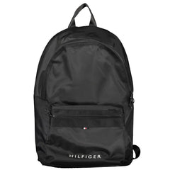 Tommy Hilfiger Black Polyester Men Backpack - Laptop Backpacks
