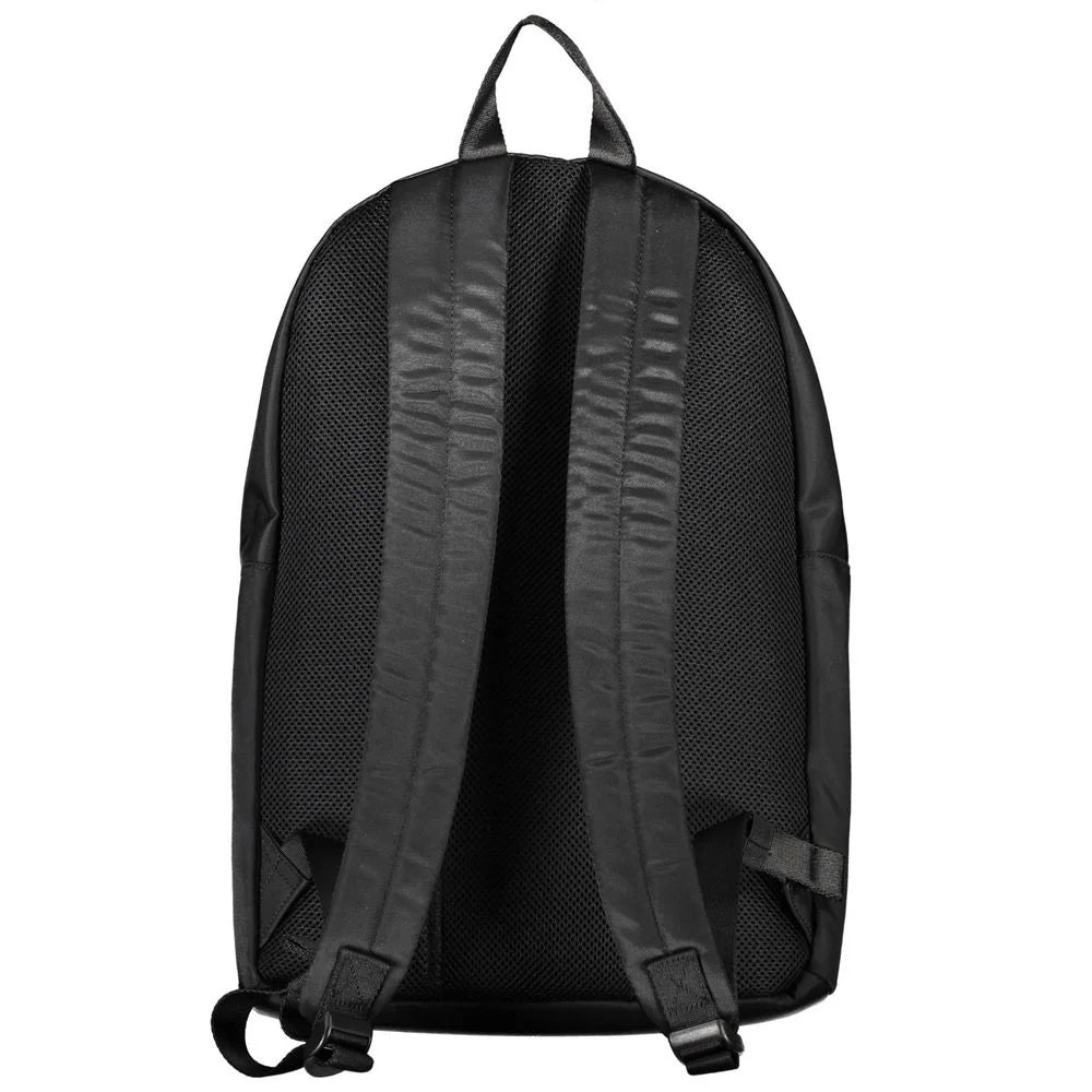 Tommy Hilfiger Black Polyester Men Backpack - Laptop Backpacks