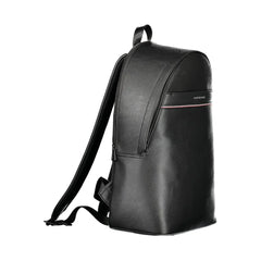 Tommy Hilfiger Black Polyester Men Backpack - Laptop Backpacks