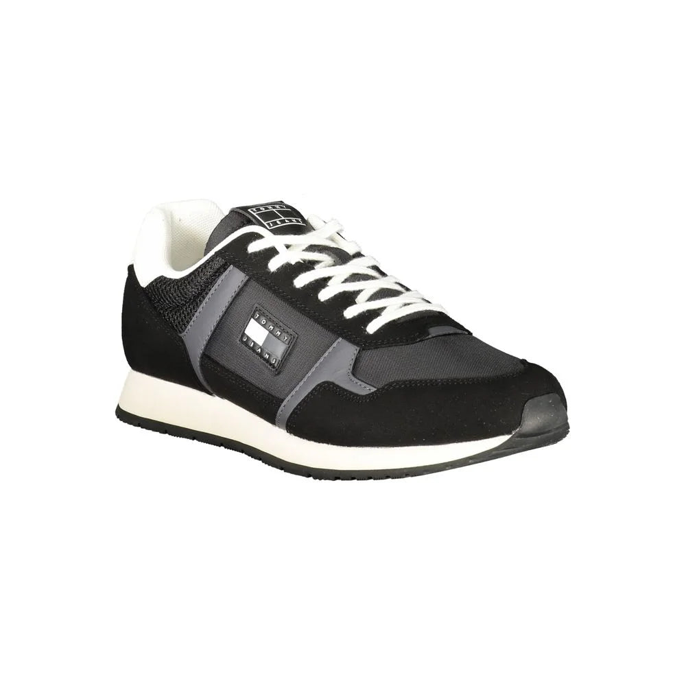 Tommy Hilfiger Black Polyester Men Sneaker - Sneakers