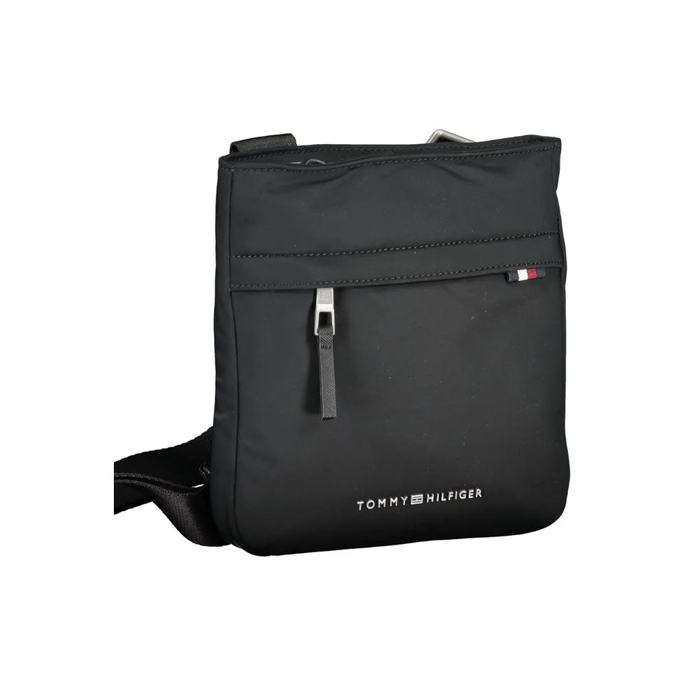 Tommy Hilfiger Black Polyester Shoulder Bag - Cross Body Bags