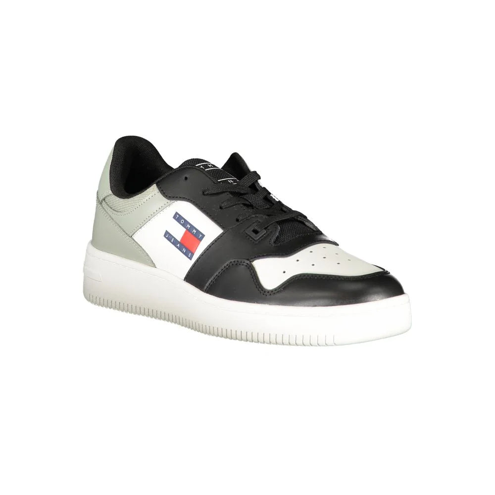 Tommy Hilfiger Black Polyester Sneaker - Athletic Shoes