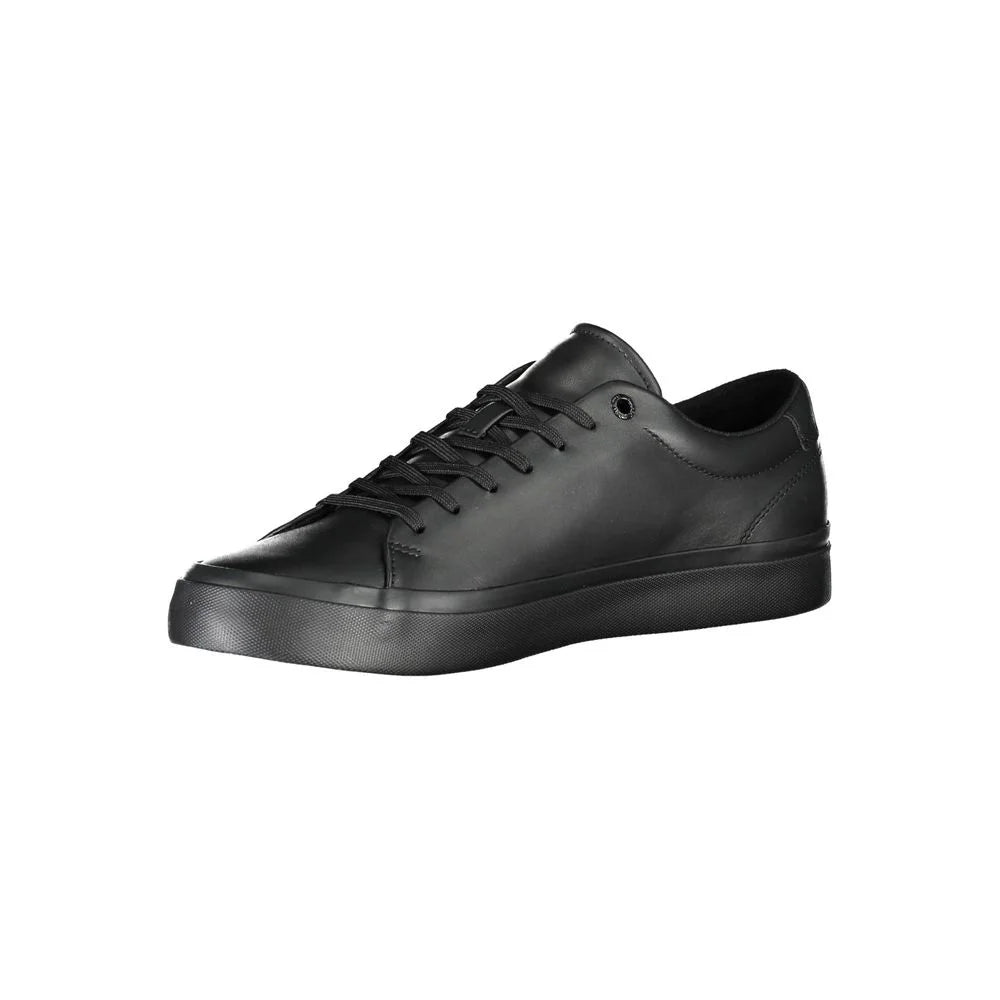 Tommy Hilfiger Black Polyester Sneaker - EU40/US7