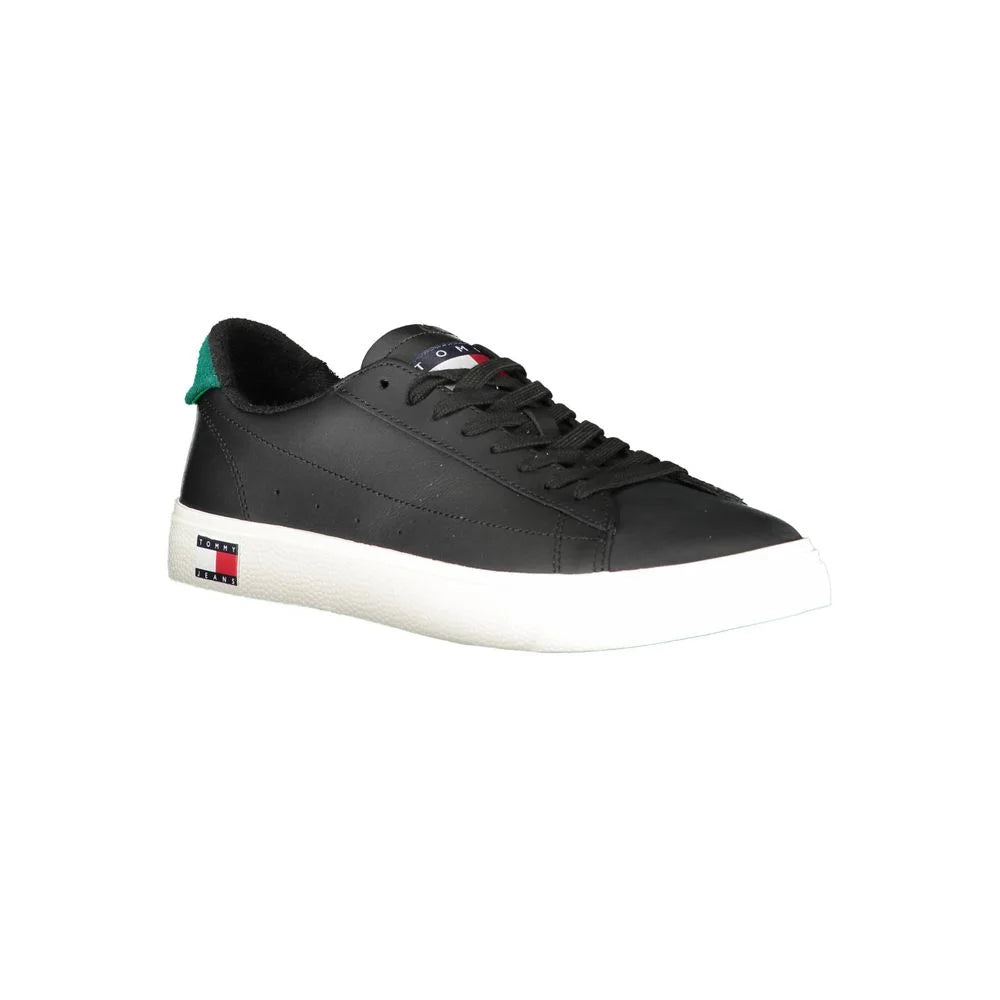 Tommy Hilfiger Black Polyester Sneaker - EU43/US10 - Sneakers