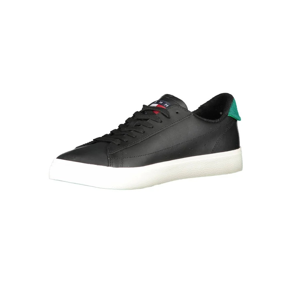 Tommy Hilfiger Black Polyester Sneaker - EU43/US10 - Sneakers