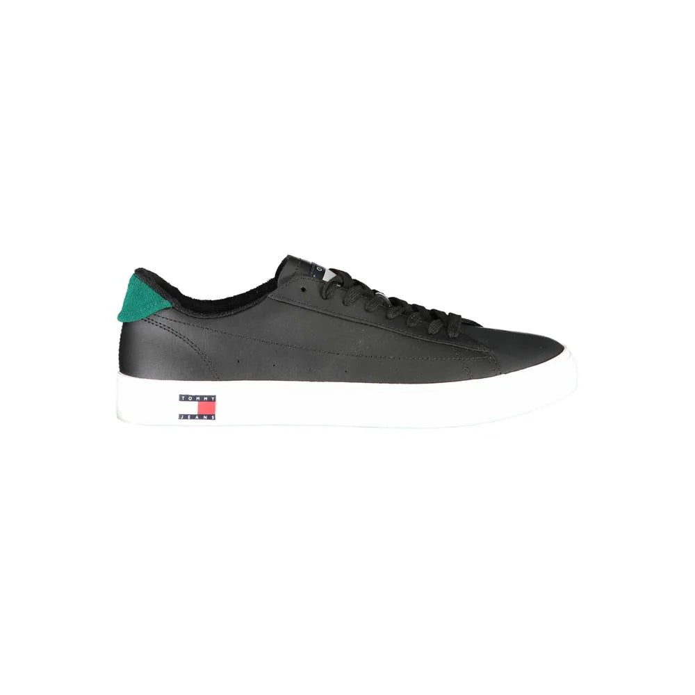 Tommy Hilfiger Black Polyester Sneaker - EU43/US10 - Sneakers