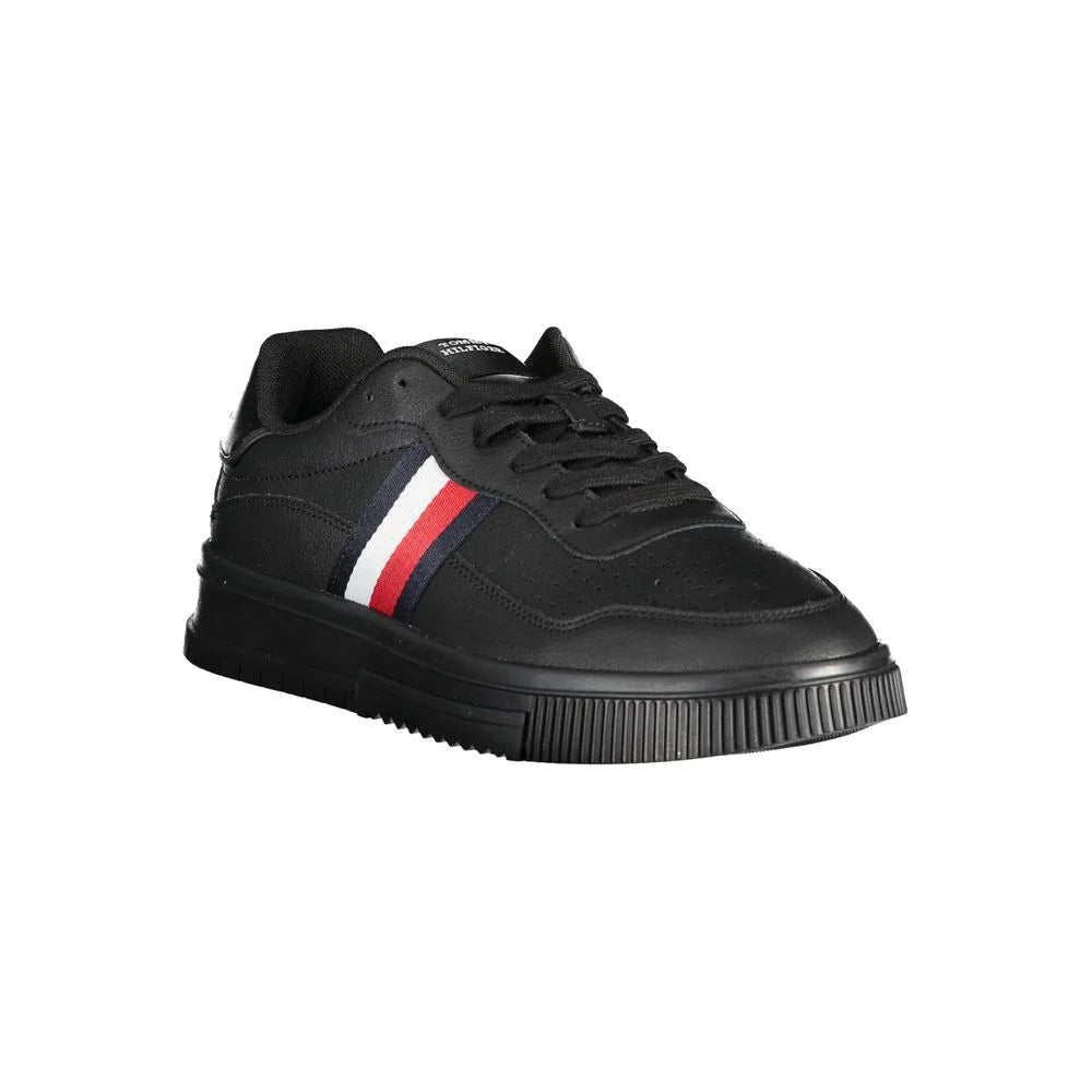 Tommy Hilfiger Black Polyester Sneaker - Sneakers