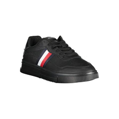 Tommy Hilfiger Black Polyester Sneaker - Sneakers