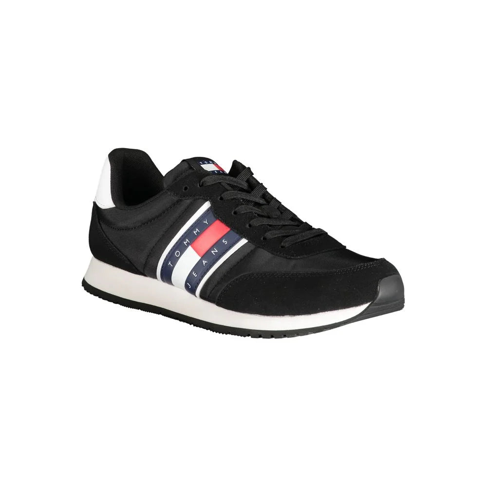 Tommy Hilfiger Black Polyester Sneaker - Sneakers
