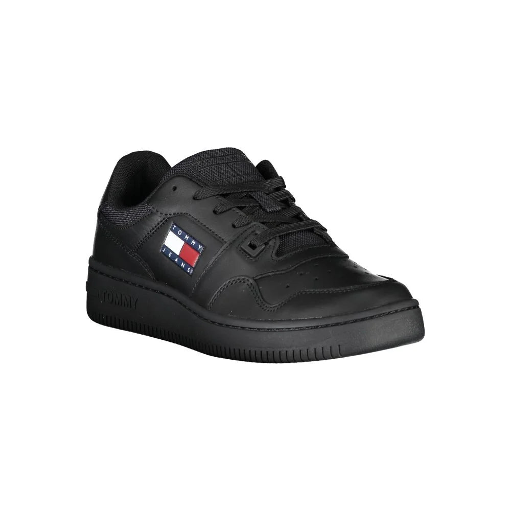 Tommy Hilfiger Black Polyester Sneaker - Sneakers