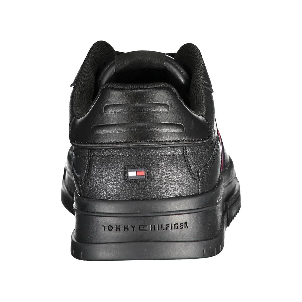 Tommy Hilfiger Black Polyester Sneaker - Sneakers