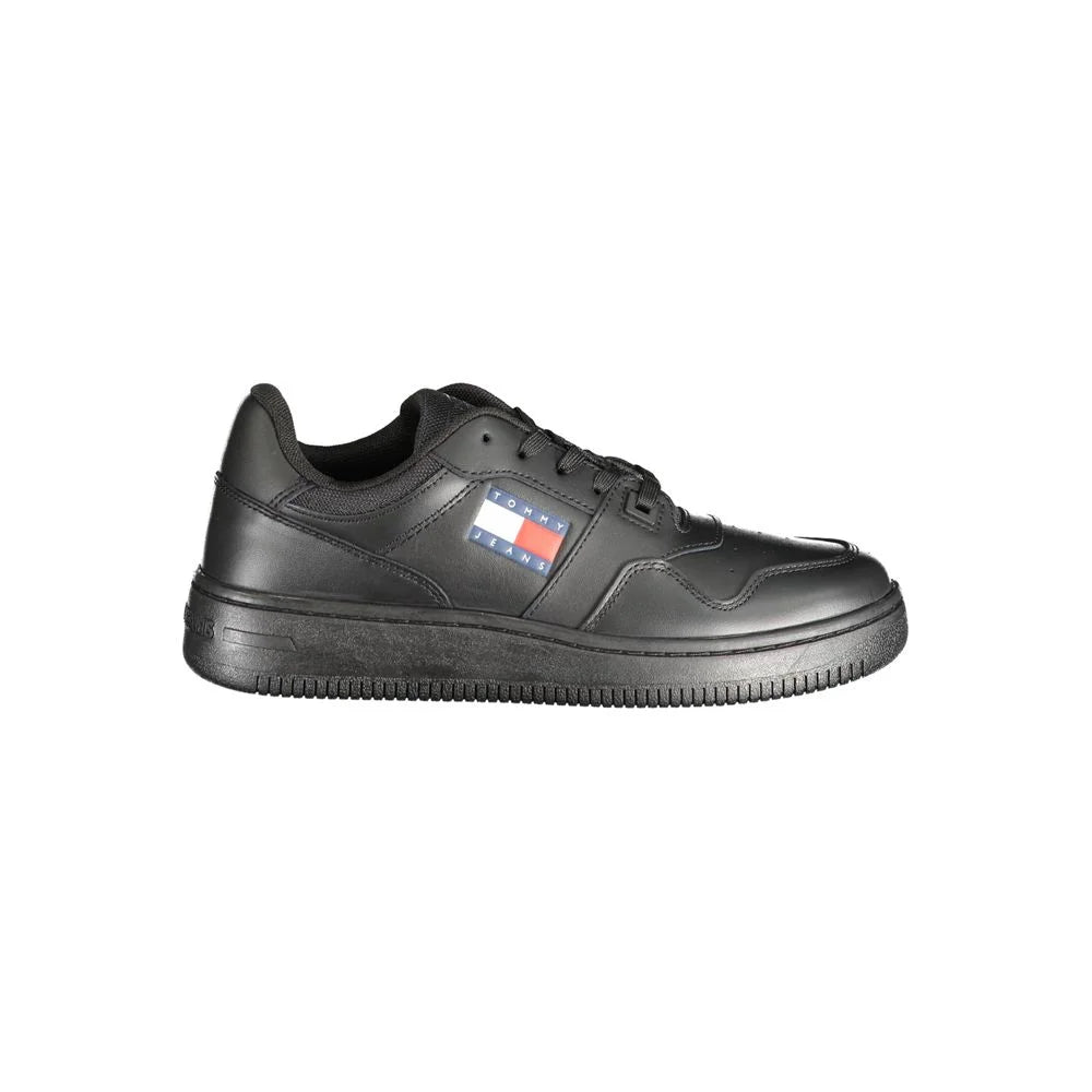 Tommy Hilfiger Black Polyester Sneaker - Sneakers