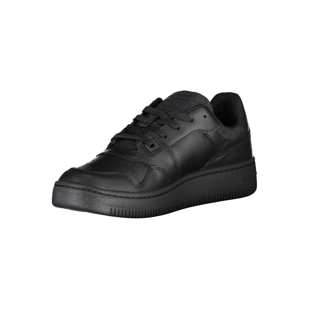 Tommy Hilfiger Black Polyester Sneaker - Sneakers